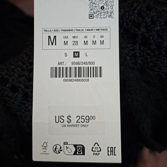 ZARA LIMITED EDITION LONG MAXI CROCHET DRESS - Picture 2 of 16